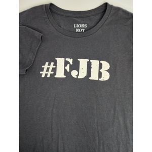 Lions Not Sheep FJB‎ Black Shirt Size L